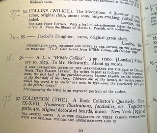The LIBRARY Of JOHN C. ECKEL. Philadelphia, Pennsylvania.