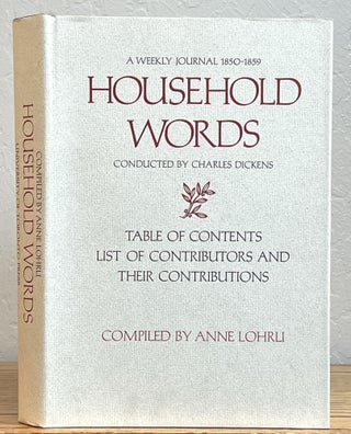 Item #118.17 HOUSEHOLD WORDS: Table of Contents & List of Contributers & Their Contributions....