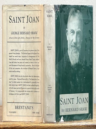 Item #11968 SAINT JOAN: A Chronicle Play in Six Scenes and an Epilogue. George Bernard Shaw