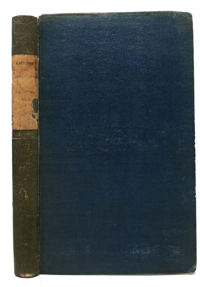 Item #13631 CONFESSIONS Of An INQUIRING SPIRIT.; Edited From the Author's MS by Henry Nelson Coleridge Esq MA. Wm. - Publisher Pickering, Samuel Taylor Coleridge.