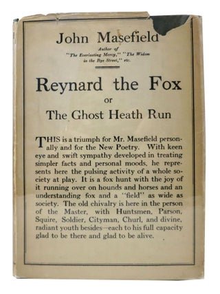 Item #15245 REYNARD The FOX or The Ghost Heath Run. John Masefield