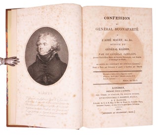 CONFESSION Du GENERAL BUONAPARTE A L'ABBE MAURY, &c, &c. Dediee au General Kleber.