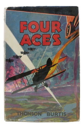 Item #1602.4 FOUR ACES. Air Combat Stories for Boys #2. Thomson Burtis