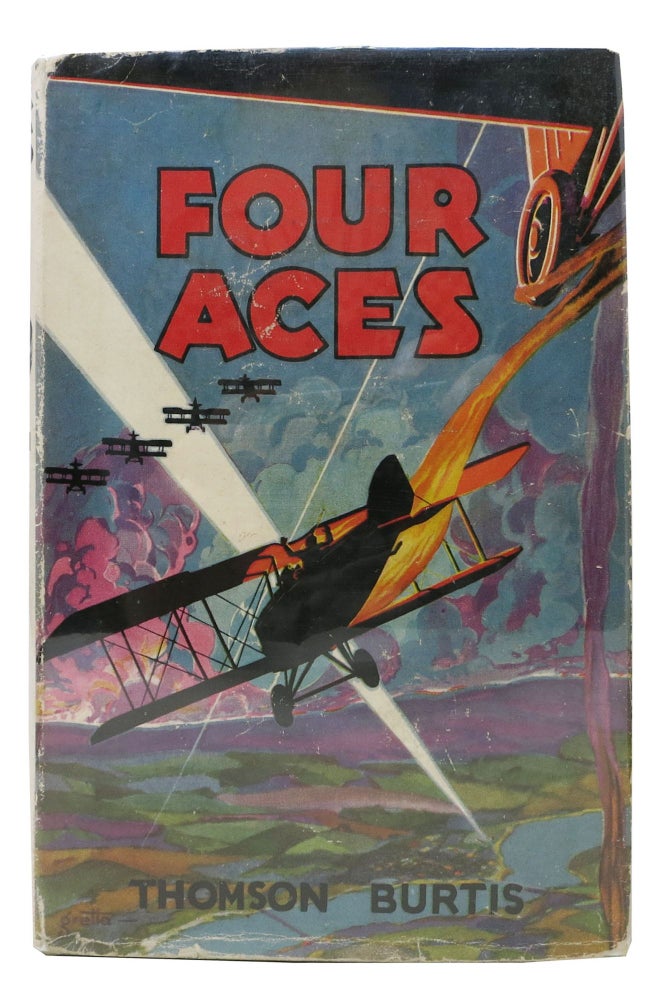 Item #1602.4 FOUR ACES. Air Combat Stories for Boys #2. Thomson Burtis.