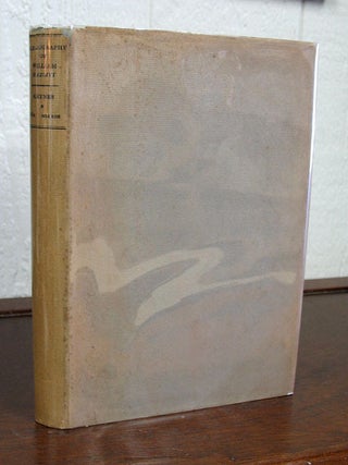 Item #1729 BIBLIOGRAPHY Of WILLIAM HAZLITT. Geoffrey . Hazlitt Keynes, William - Subject