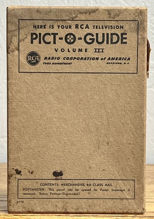RCA TELEVISION PICT-O-GUIDE. Volume III.