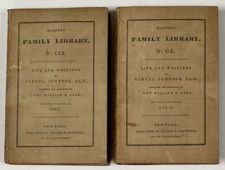 The LIFE And WRITINGS Of SAMUEL JOHNSON, LL.D. In Two Volumes. Harper's Family Library No.CIX & CX.; Selected and Arranged by Rev. William P. Page.