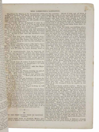 MRS. LIRRIPER'S LODGINGS. Charles Dickens's New Christmas Story.