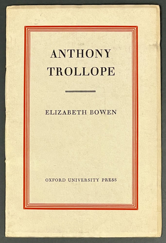 Item #20674 ANTHONY TROLLOPE. A New Judgement. Anthony. 1815 - 1882 Trollope, Elizabeth Bowen, 1899 - 1973.