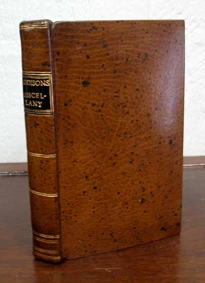 Item #23945 The ADDISONIAN MISCELLANY: Being a Selection of Valuable Pieces from Those Justly Celebrated and Classic Works, the Spectator, Tatler, and Guardian. To Which is Prefixed, the LIFE of JOSEPH ADDISON, Esq. Joseph. 1672 - 1719 Addison.
