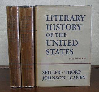 Item #23978 LITERARY HISTORY Of The UNITED STATES. Including BIBLIOGRAPHY. Robert E. Spiller