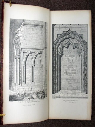 Item #26859 The ANCIENT ARCHITECTURE Of ENGLAND Including the Orders During the British, Roman,...