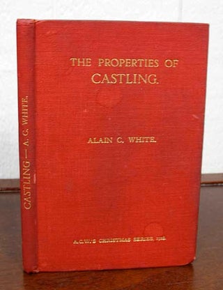 Item #27220 The PROPERTIES Of CASTLING. Chess, Alain C. Hume White, George