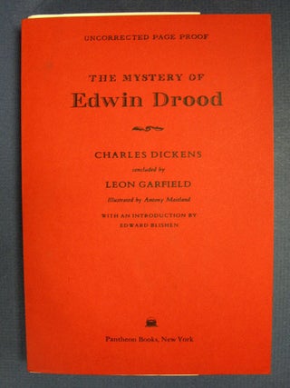 Item #2726.3 The MYSTERY of EDWIN DROOD. Charles - Inspiration. Garfield Dickens, Leon