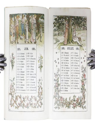 ALMANACH De KATE GREENAWAY Pour 1891.