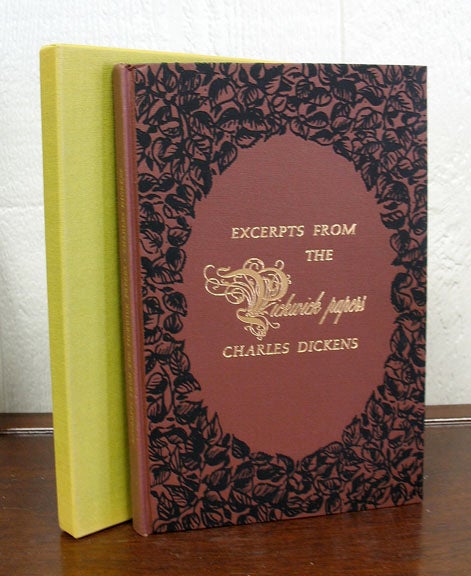 Item #27390 TOO FULL Of ADVENTURE To Be BRIEFLY DESCRIBED. Excerpts from the Pickwick Papers. Charles Dickens, 1812 - 1870.