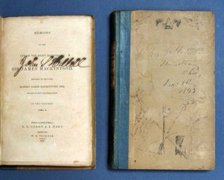 Item #28030 MEMOIRS Of The LIFE Of The RIGHT HONOURABLE SIR JAMES MACKINTOSH. In Two Volumes....