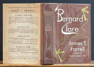 Item #28222 BERNARD CLARE. James Farrell, homas. 1904 - 1979
