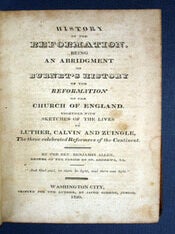 Item #28560 HISTORY Of The REFORMATION. Being an Abridgment of Burnet's History of the...