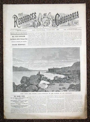 Item #28652 RESOURCES Of CALIFORNIA. February, 1884. J. P. H. - Wentworth