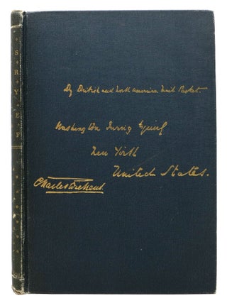 Item #29177.1 A STRAY LEAF From The CORRESPONDENCE Of WASHINGTON IRVING And CHARLES DICKENS....