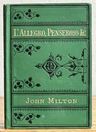 Item #29326 L'ALLEGRO, IL PENSEROSO, And Other Poems.; From the Publisher's "Vest-Pocket Series"...