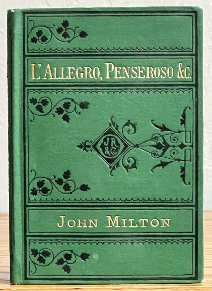 Item #29326 L'ALLEGRO, IL PENSEROSO, And Other Poems.; From the Publisher's "Vest-Pocket Series" John Milton, 1608 - 1674.
