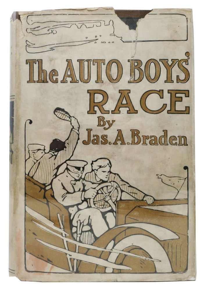 Item #30043 The AUTO BOYS' RACE. The Auto-Boys Series #6. James A. Braden.