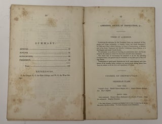 CATALOGUE Of The CORPORATION, OFFICERS And STUDENTS Of WILLIAMS COLLEGE, 1838-9.