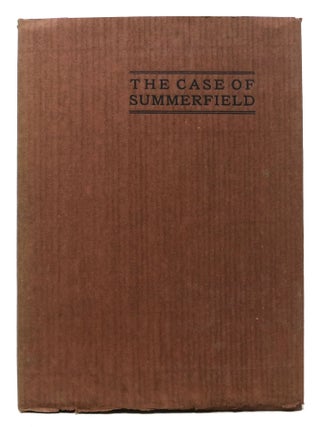 Item #31524 The CASE Of SUMMERFIELD. Western Classics No. Two.; Introduction by Geraldine...