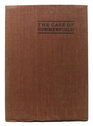 Item #31524 The CASE Of SUMMERFIELD. Western Classics No. Two.; Introduction by Geraldine...