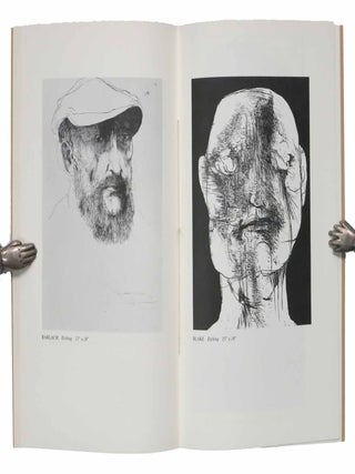 PORTRAITS Of ARTISTS By LEONARD BASKIN.
