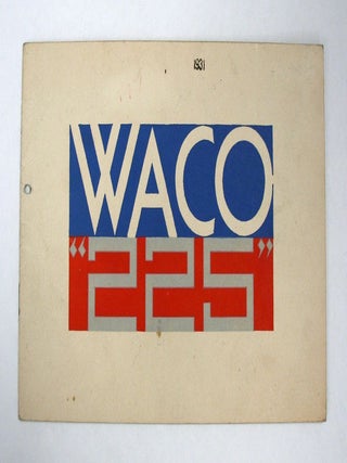 Item #31916 The WACO "225" Aviation Trade Catalogue
