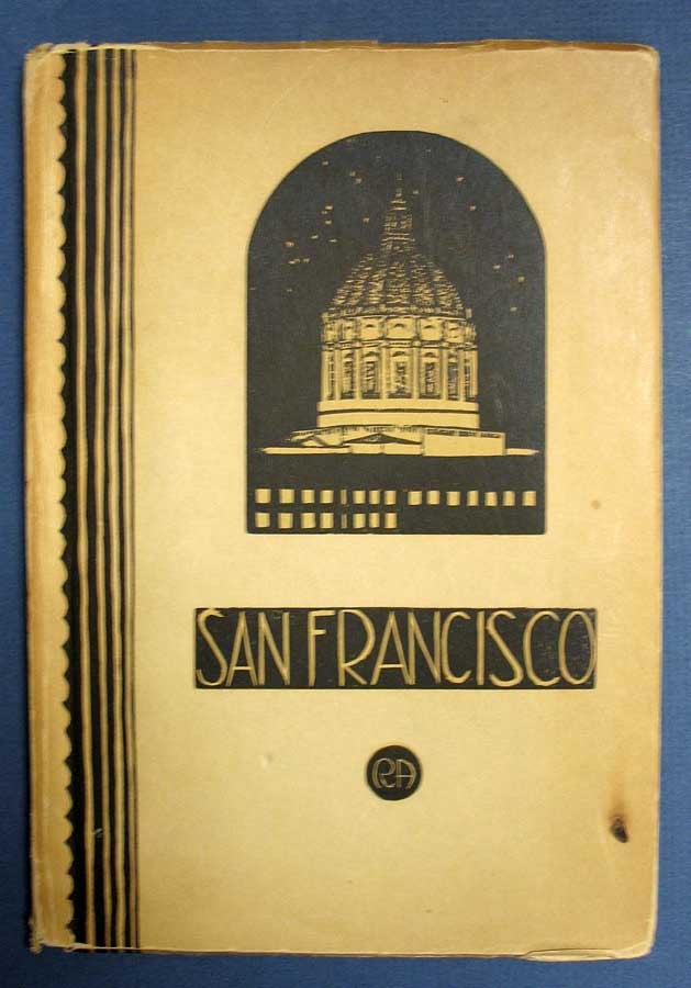 Item #32459 SAN FRANCISCO. Richard. Author of "Famous Ships". Student in Printing Appert, Instructor, Martin D., San Francisco Continuation School. Coats.