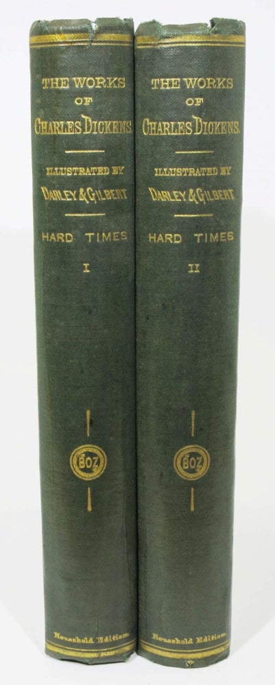 Item #32727.2 HARD TIMES For These Times. REPRINTED PIECES. Works of Charles Dickens. Household Edition. Charles . Darley Dickens, . . -, 1812 - 1870, elix, ctavius, arr. 1822 - 1888.
