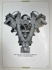 Item #32826 STURTEVANT AERONAUTICAL MOTORS. Model 5A. Type 8. 140 H. P. Sturtevant...