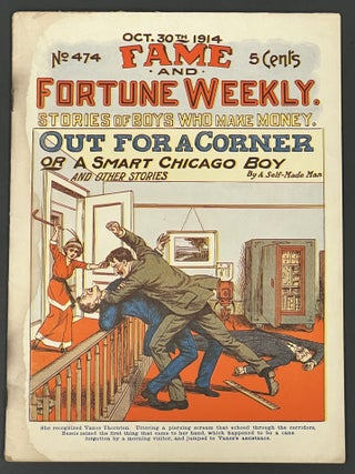 Item #32839 OUT FOR A CORNER or A Smart Chicago Boy and Other Stories. Fame and Fortune Weekly. ...