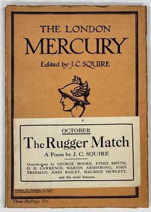 Item #32964 The LONDON MERCURY. October 1921. Vol. IV No. 24. . - Squire, . Lawrence, Dorothy...