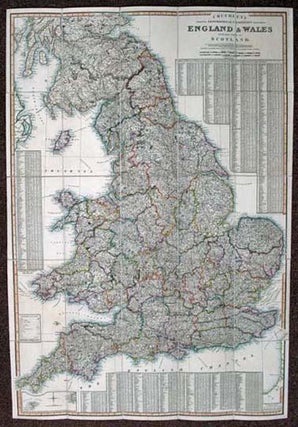 CRUCHLEY'S IMPROVED GEOGRAPHIC COMPANION THROUGHOUT ENGLAND & WALES Including Part of SCOTLAND.