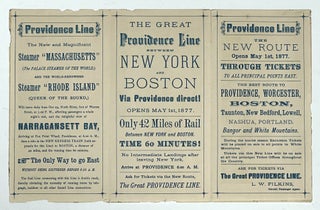 The GREAT PROVIDENCE LINE. Between New York & Boston.