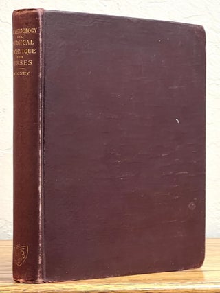 Item #33850.1 BACTERIOLOGY And SURGICAL TECHNIQUE For NURSES. Emily Stoney, arjory, rmstrong
