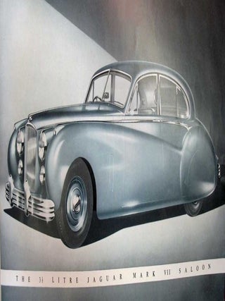 Item #34416 The JAGUAR Mark VII Saloon. Automobile Advertising Promotional Booklet