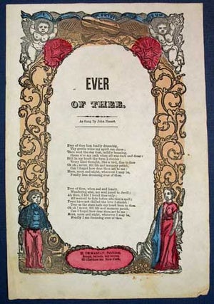 Item #34566 EVER Of THEE. As Sung by John Hasset. Songster, George . Hassett Linley, John, 1798...