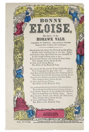 Item #34567 BONNY ELOISE, The Belle of the Mohawk Vale. Songster, W. - Composer. Sparks Percival,...
