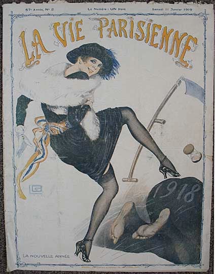 Item #34769 La VIE PARISIENNE. 57th Annee, No 2. Samedi 11 Janvier 1919. World War I.