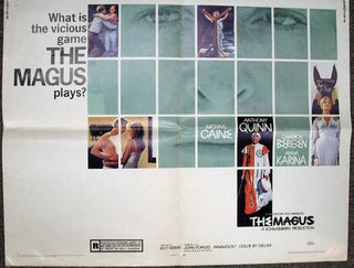 Item #34770 What is the Vicious Game The MAGUS Plays? Movie Poster, Michael. Quinn Caine, Guy -...