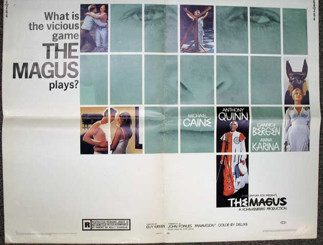 Item #34770 What is the Vicious Game The MAGUS Plays? Movie Poster, Michael. Quinn Caine, Guy - Director, Anna. - Actors Green, Candice. Karina, Anthony. Bergen.
