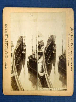 Item #35444 NEW TACOMA HARBOR. N. P. R. R. Stereoview Photograph