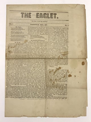 Item #35458.1 The EAGLET. Vol. I. No. 5. May, 1857. Mary Cox, Ellen G. - Editorial Committee Ross