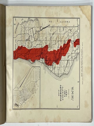 HUMBOLDT COUNTY SOUVENIR. Being a Frank, Fair and Accurate Exposition, Pictorially and Otherwise of the Resources, Industries and Possibilities of this Magnificent Section of California.